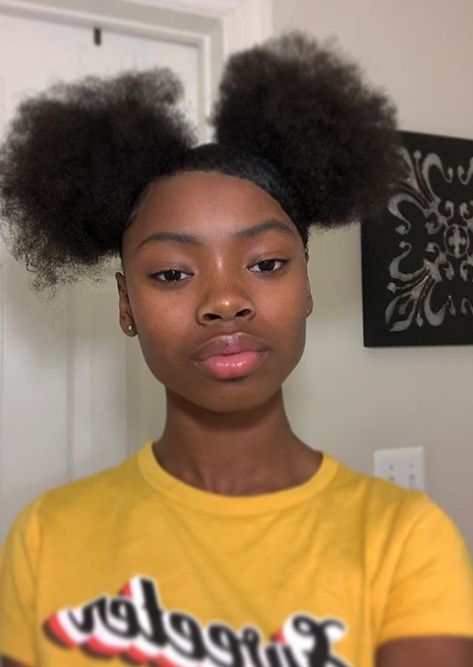 Medium Length Natural Hairstyles, Princess Jay, 3c Hairstyles, Cute Short Natural Hairstyles, Afro Puff Hairstyles, Short Black Natural Hairstyles, Hairstyle Videos, Cute Natural Hairstyles, Widows Peak