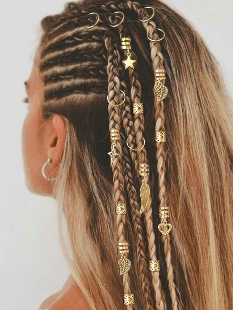 Pirate Hair, Κούρεμα Bob, Viking Hair, Hippie Hair, Fishtail Braid, Mixed Hair, Penteado Cabelo Curto, Festival Hair, Hair Clips Girls