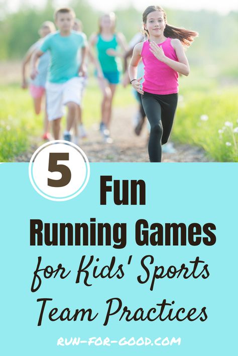 Get ideas for fun running games for kids to play and get them moving during gym class or practice for track or other sports. Elementary Running Club Ideas, School Fun Run Ideas, Running Games For Kids, Fitness Activities For Kids, Track And Field Games, Workouts For Kids, Fitness Games For Kids, Track Practice, Running Games