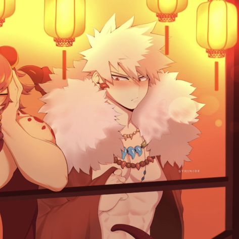 art credits to @/syrinide on twitter Fantasy Bakugou And Kirishima, Yuzuya Fantasy Series, Fantasy Kiribaku, Fantasy Mha, Fantasy Bakugou, Bakugou And Kirishima, Boxing Gloves Art, Kirishima My Hero Academia, Fantasy Au