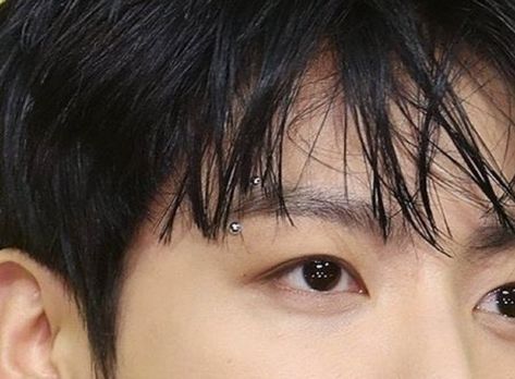 BTS' Jungkook's eyebrow piercing becomes a hot topic among fans Jungkook Piercing, Facial Piercings, Eyebrow Piercing, Celebrity Look Alike, Celebrity Style Red Carpet, Body Picture, Body Piercings, Lip Piercing, Jungkook Aesthetic