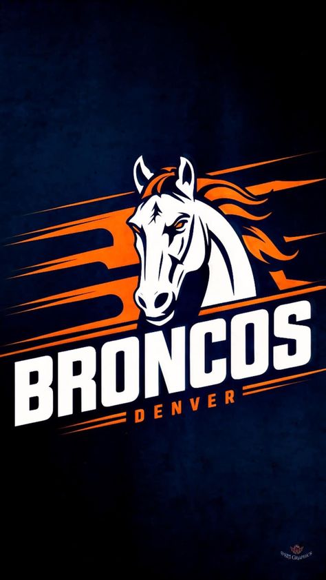 Denver Broncos Art, Denver Broncos Wallpaper, Broncos Wallpaper, Unlimited Logo, Football Pro, Chicago Bears Logo, Denver Broncos Logo, Bears Logo, Broncos Logo