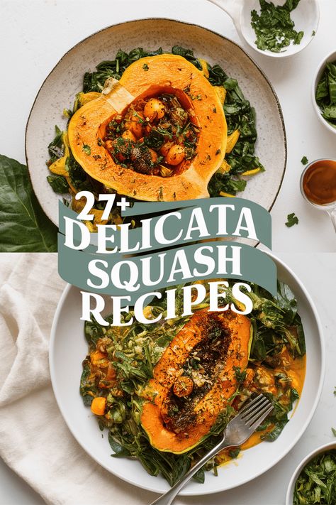 27+ Easy Delicata Squash Recipes to Delight Your Taste Buds and Brighten Your Table!

Brighten your meals with delicious delicata squash recipes! From savory soups to sweet desserts these easy dishes will delight your taste buds. Perfect for fall gatherings or cozy dinners these recipes showcase the amazing flavors of squash. Enjoy seasonal veggies herbs spices and simple cooking methods for a tasty experience! https://foodeau.com/delicata-squash-recipes How To Cook Delicata Squash, Delicate Squash Recipes, White Squash Recipes, Easy Delicata Squash Recipe, Delicata Squash Roasted, Delicate Squash, Easy Squash Recipes, Delicata Squash Recipe, Squash Fritters