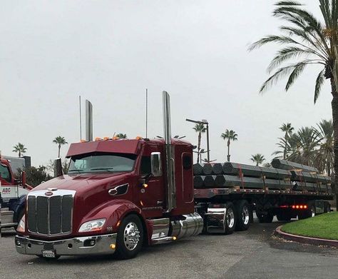 Custom Peterbilt, Peterbilt 386, Peterbilt 579, Fashion Truck, Custom Big Rigs, Trucking Life, Peterbilt Trucks, Big Rig Trucks, Large Cars