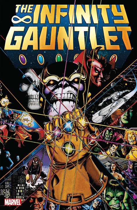 5 great Thanos comics to read after <em>Avengers: Infinity War</em> Infinity Gauntlet Comic, Infinity Gems, Jim Starlin, Adam Warlock, The Infinity Gauntlet, Doctor Doom, Marvel Infinity, Infinity Gauntlet, Univers Marvel