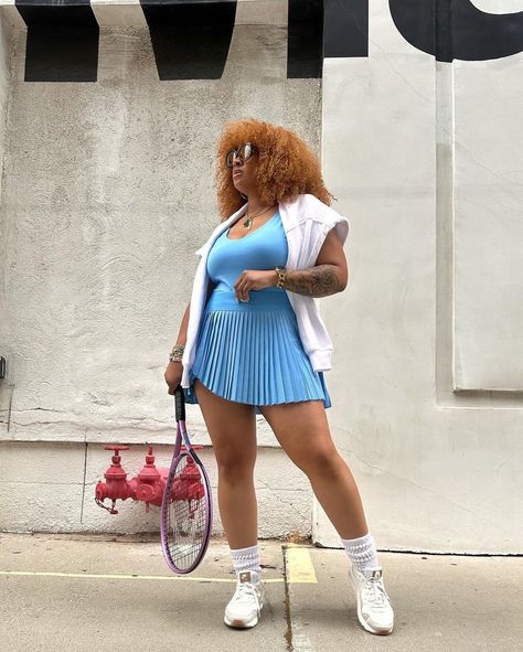 Tennis Outfit, Fashion Vibes, Pleated Tennis Skirt, Tennis Skirts, Tennis Clothes, Spring Style, The Court, The Trend, Sport Outfits