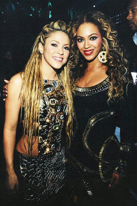 Bey n Shakira Beyonce Shakira, Music Mural, Blue Ivy Carter, Sasha Fierce, Beyonce Knowles Carter, Beyoncé Giselle Knowles-carter, Beyoncé Giselle Knowles, Solange Knowles, Beyonce And Jay Z