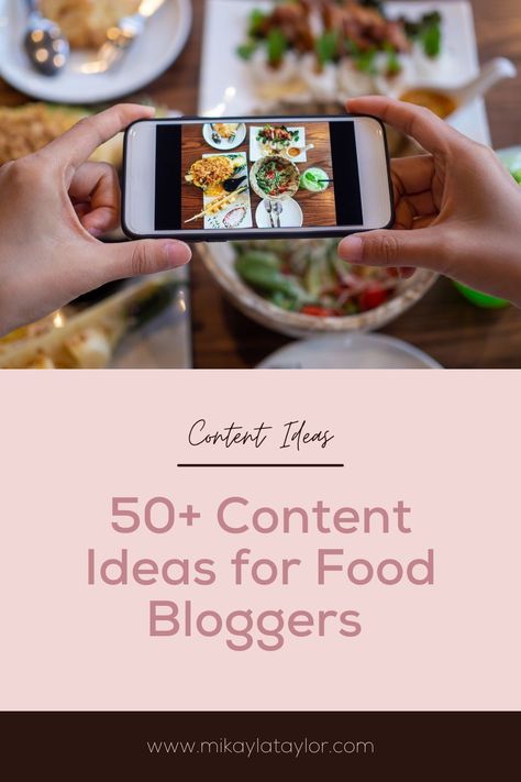 Running out of content ideas for your food blog? Discover an abundance of over 50 creative and delicious content ideas to keep your readers coming back for more. Your food blog will never go hungry for inspiration again! Food Content Ideas For Instagram, Food Instagram Content Ideas, Food Content Ideas For Youtube, Food Business Content Ideas, Social Media Food Content Ideas, Food Influencer, Food Instagram, Food Content Ideas, How To Become A Food Blogger