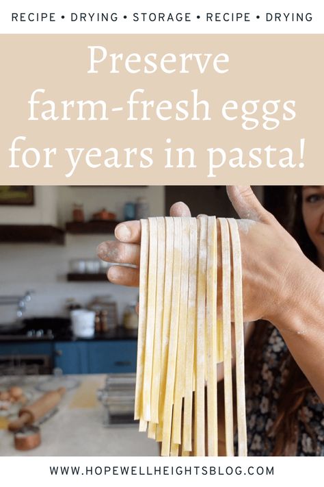 How to Store Homemade Egg Noodles - Recipe + Video Tutorial Drying Egg Noodles, How To Dry Homemade Noodles, Dry Egg Noodle Recipes, How To Make Egg Noodles From Scratch, Storing Fresh Pasta, How To Dry Pasta, How To Store Fresh Pasta, How To Make Egg Noodles, How To Dry Pasta Homemade