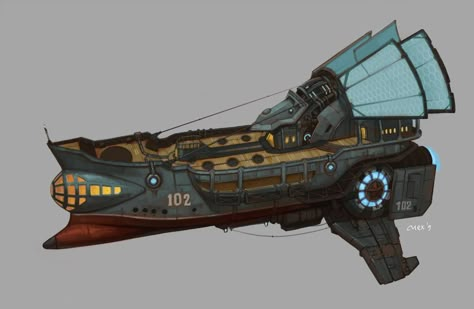 Steampunk Ship, Airship Art, Flying Ships, Fantasy Ships, Fantasy Vehicles, Flying Ship, Air Ship, Steampunk Airship, Spaceship Concept