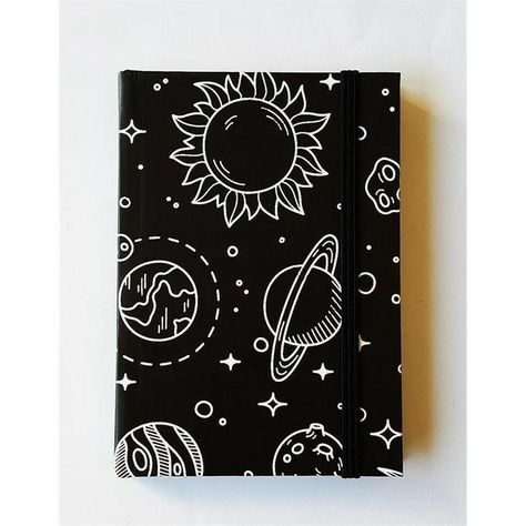 Black Painting Ideas, Black Paper Art, Canvas Painting Black, Black Notebook, Black Paper Drawing, Sketchbook Cover, Black Painting, Simple Canvas Paintings, Cute Canvas Paintings