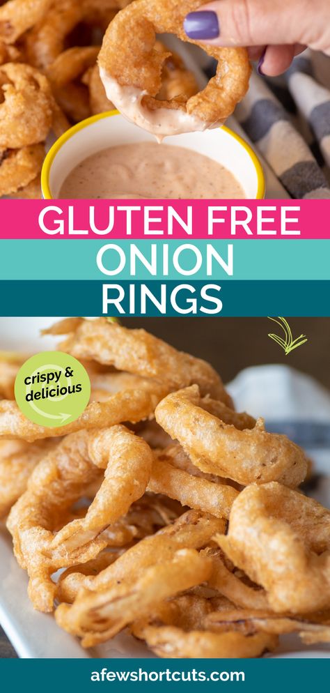 Easy Onion Rings Recipe, Easy Onion Rings, Gluten Free Onion Rings, Shopkins Bday, Rusk Recipe, Onion Rings Recipe, Gluten Free Sides, Gluten Free Appetizers, Dish Ideas