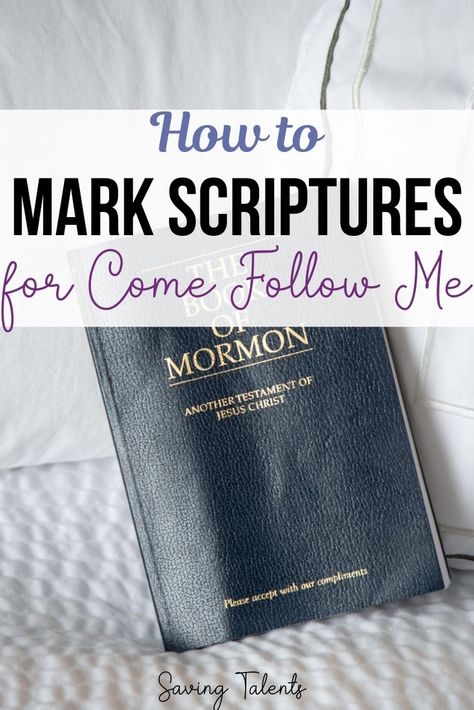 How to mark your scriptures for the Come, Follow Me curriculum for the Church of Jesus Christ of Latter-day Saints. Color code your Bible and Book of Mormon in a way that will improve your understanding. Lds Sunday School, Baptism Talk, Abc Bible Verses, Scripture Marking, Book Of Mormon Scriptures, Scripture Study Lds, Family Scripture, Lds Scriptures, Lds Living