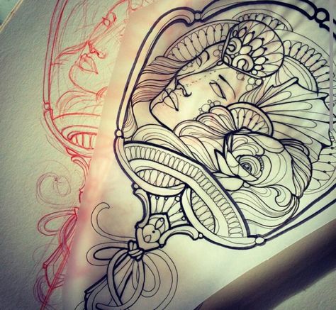 Tattoo sketch Japanese Reference, Japanese Style Tattoo, Neo Trad Tattoo, Tattoo Apprenticeship, Neotraditional Tattoo, Fan Tattoo, Sketch Tattoo, Tattoo Sketch, Tattoo Art Drawings