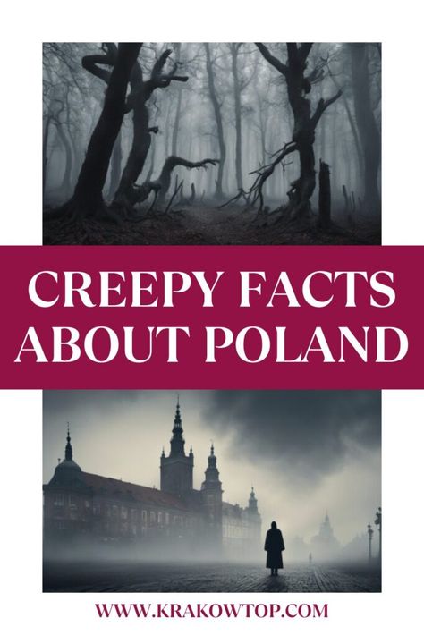 Creepy Facts about Poland » KrakowTOP Facts About Countries, Poland Facts, Haunted Castles, Poland Culture, Polish Culture, Poland History, Polish Heritage, Haunted History, Creepy Facts