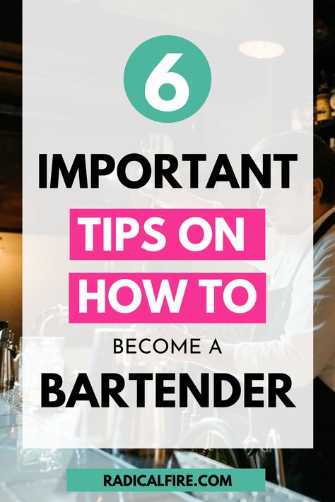 Bartending has a certain charm that makes you want to be one. Whenever you’re working a bartender job while pursuing your passions, or you want to make bartending your long term career, that’s all perfectly possible. There are bartending schools that offer training programs and teach everything on how to become a bartender. Before we go on about mixing drinks and what makes the perfect Mojito, here’s a little more information that you’d want to know before pursuing bartending. How To Become A Bartender, How To Be A Bartender, Bartending 101, Bartending Tips, Bartending School, Mixing Drinks, Dividend Investing, Creating Wealth, Money Hacks