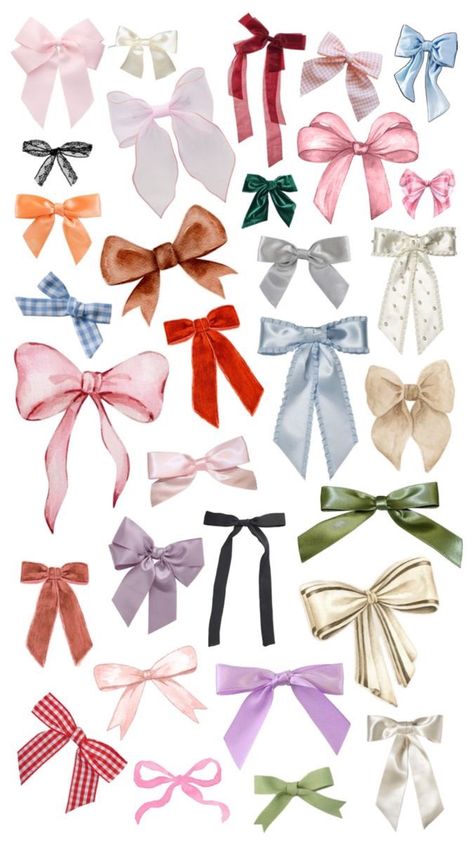 Bow Aesthetic Wallpaper, Aesthetic Wallpaper Collage, Bow Aesthetic, Journal Elements, Bow Wallpaper, Scrapbook Printing, Digi Scrapbooking, Wallpaper Collage, Art Journal Therapy