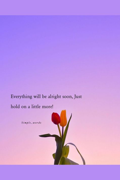 Just Hold On Quotes, Everything Will Be Alright Quotes, Doesnt Care Quotes, Holding On Quotes, Alright Quotes, Instagram Picture Quotes, Be Alright, Everything Will Be Alright, Scenery Nature