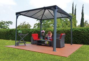 Polycarbonate Roof Panels, Polycarbonate Roof, Pergola Carport, Outdoor Gathering Space, Aluminum Gazebo, Steel Pergola, Grill Gazebo, Backyard Grilling, Metal Pergola