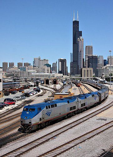 Amtrak to Chicago - done this countless times on the way to visit family in OH ~ This is the only way to travel! Union Station Chicago, Amtrak Train, U Bahn, Train Pictures, Train Journey, Union Station, The Windy City, Train Tracks, Train Rides