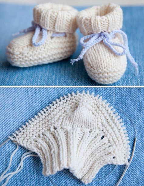 Baby Booties Ugg - Free Pattern Knitted Baby Booties, Baby Booties Free Pattern, Knit Baby Shoes, Baby Booties Knitting Pattern, Baby Uggs, Baby Shoes Pattern, Baby Booties Pattern, Knit Baby Booties, Knitted Booties