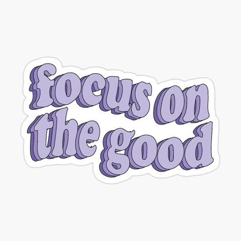 Funny Laptop Stickers, Sticker Design Inspiration, Cute Laptop Stickers, Focus On The Good, Tumblr Stickers, Motivational Sticker, Scrapbook Stickers Printable, Pinturas Disney, Aesthetic Words