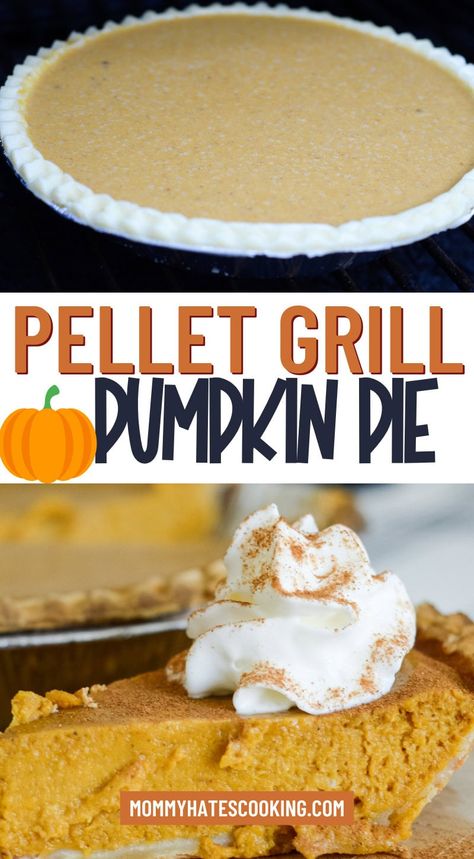 pumpkin pie on pellet grill Smoked Pumpkin Pie, Smoked Pumpkin, Traditional Holiday Desserts, Autumn Gathering, Aluminum Pie Pans, Classic Fall Desserts, Grilled Sweet Potatoes, Smoked Food, Fresh Pumpkin