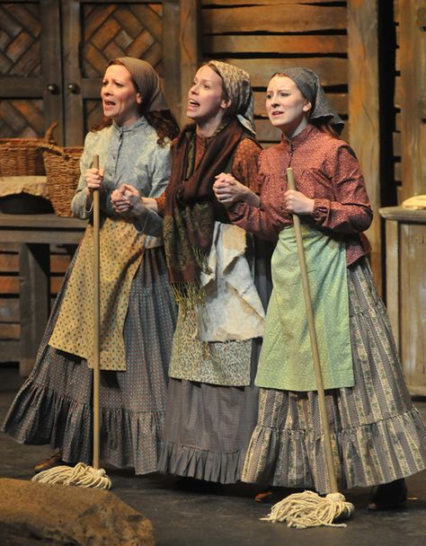 Clockmakers Daughter, Fruma Sarah, Christmas Carol Play, Les Miserables Costumes, Farmer Costume, Mini Zine, Musical Theatre Costumes, Physical Theatre, Broadway Costumes