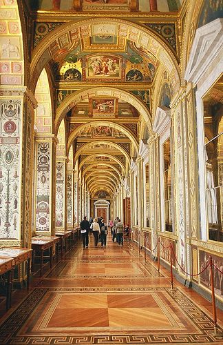 The Loggias of Raphael, The Hermitage Museum, St. Petersburg Russia ~ UNESCO World Heritage Site The Hermitage Museum, Hermitage Museum, St Petersburg Russia, Historic Places, Sacred Places, Petersburg Russia, Architectural Details, Saint Petersburg, Beautiful Architecture