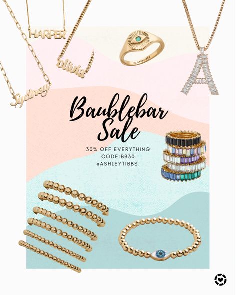 The best jewelry from Bauble Bar is 30% off! I love stackable bracelets and rings. I have a pink multi color ring and i am ibsessed with it. #jewelry #cybermonday #sale #christmas #bracelet #baublebar #necklace Cybermonday Sale, Bauble Bar, Bracelets And Rings, Christmas Bracelet, Stackable Bracelets, Best Jewelry, Color Ring, Stackable Rings, Name Plate