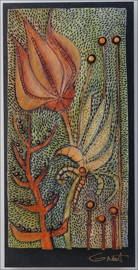 Vicki Grant, Textile Art Embroidery, Creative Textiles, Folk Art Flowers, Textile Prints Design, Ceramic Wall Art, Indigenous Art, Pottery Designs, Aboriginal Art