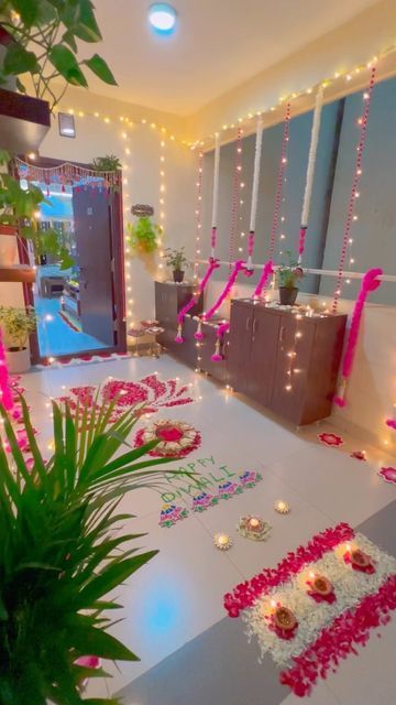 Home Entrance Decoration Diwali, Diwali Desk Decor Ideas Office Cubicle, Balcony Decoration For Diwali, Diwali Decor With Flowers, Laxmi Poojan Diwali Decoration, Diwali Light Decorations At Home, Latest Diwali Decoration Ideas, Diwali Mandir Decoration Ideas At Home, Diwali Balcony Decoration