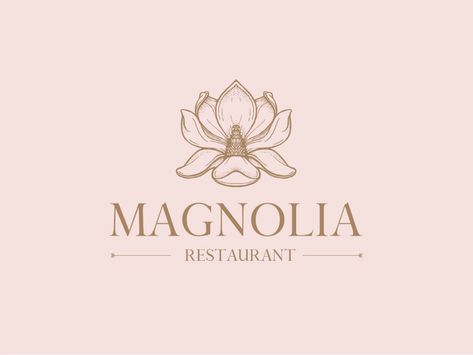 Magnolia by Eto on Dribbble Unique Words Definitions, Magnolia Design, Candle Branding, Pink Themes, Design Jobs, Unique Words, Luxury Logo, Silver Spring, Design Assets