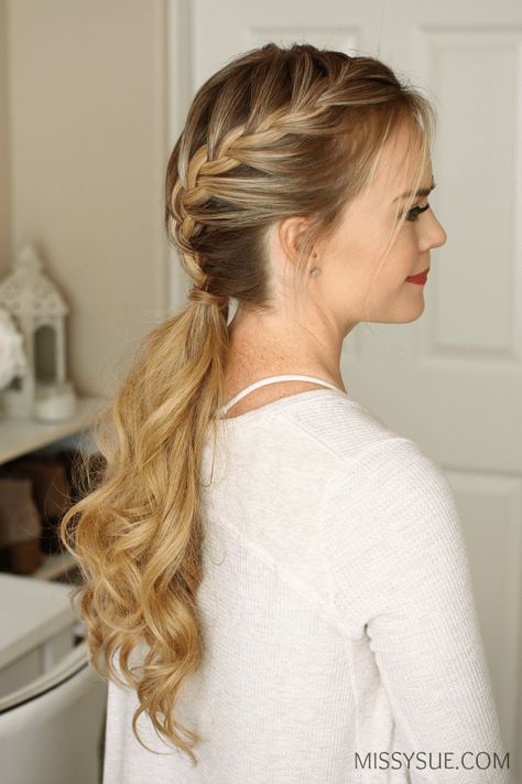 3 Easy Gym Hairstyles | MISSY SUE Missy Sue, Hairstyles Simple, Gym Hairstyles, Teen Hairstyles, Everyday Hairstyles, Aesthetic Hair, Ombre Hair, Ponytail Hairstyles