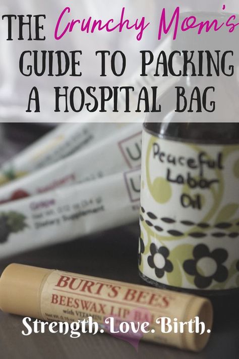 Here's a guide for crunchy or sorta natural mamas who need a few tips on packing a bag when you're having a baby at the hospital or birthing center. There's a free printable checklist for you to use as you pack. All the essentials plus some helpful extras as you plan your empowered birth. #pregnancy #birth #empoweredbirth #hospitalbag #crunchymama Crunchy Moms, Mama Natural, Pumping Moms, Birth Center, Baby Sleep Problems, Power Foods, Printable Checklist, Natural Birth, After Baby