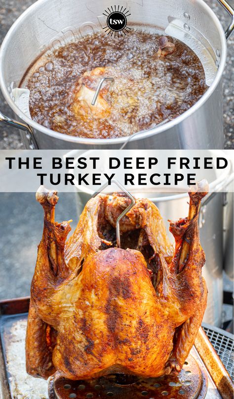 Deep Fried Turkey Injection, Deep Fried Turkey Recipes, Turkey Injection, Turkey Seasoning, Fried Turkey Recipes, Deep Fried Turkey, Frozen Turkey, Brine Recipe, Fried Turkey