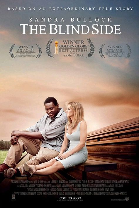 Blindside Movie, The Blind Side Movie, Blind Side Movie, Best Inspirational Movies, Top Romantic Movies, Michael Oher, Benjamin Bratt, Blind Side, The Blind Side