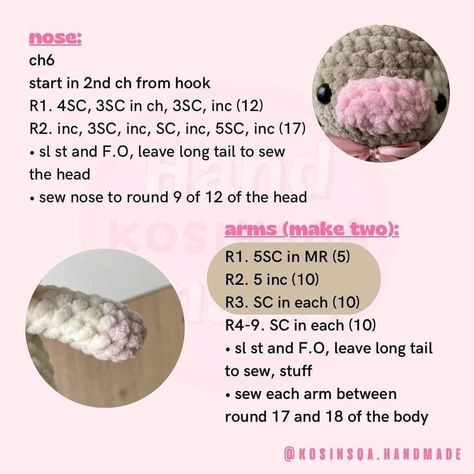 Crocheted Cow, Crocheted Cow Pattern, Easy Crochet Animals, Crochet Stitches Guide, Crochet Tutorial Pattern, Quick Crochet Patterns, Tanah Liat, Crochet Cow, Crochet Business