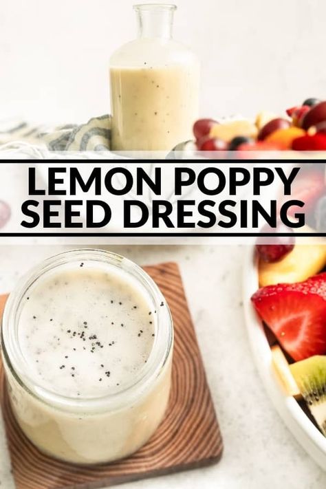 Lemon Juice Salad Dressing Healthy, Lemon Poppy Seed Dressing Recipe, Lemon Poppyseed Salad Dressing, Poppy Seed Salad Dressing Recipes, Spring Salad Dressing Recipes, Spring Salad Dressing, Lemon Poppyseed Dressing Recipe, Poppy Seed Salad Dressing, Lemon Poppyseed Dressing