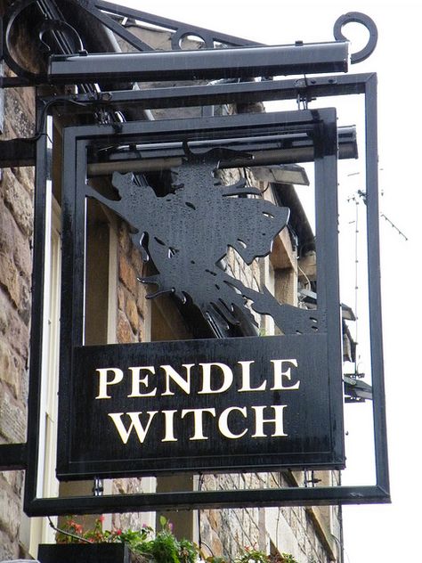 Magick Wicca Witch Witchcraft:  "Pendle Witch" Pub Sign, Lancaster, England, by CoasterMadMatt, via Flickr. Pendle Witches, Lancaster England, Uk Pub, English Pub, Irish Beer, Storefront Signs, British Pub, Old Pub, Trade Sign