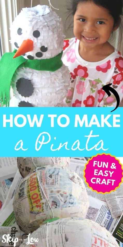 How To Make Pinatas, How To Make A Pinata Diy, Balloon Pinata Diy, How To Make A Pinata, Make Your Own Pinata, Christmas Piñatas, Make A Pinata, Balloon Pinata, How To Make Pinata