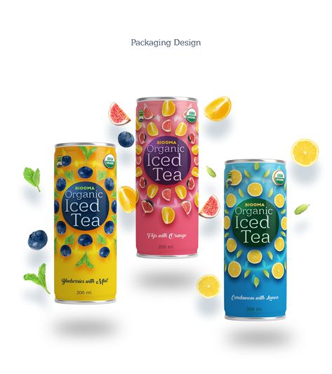 Tea Packing Design, Iced Tea Brands, Plastic Packaging Design, Flavour Combinations, Tea Labels, Tea Packaging Design, Drinks Packaging Design, Packaging Design Trends, Juice Packaging