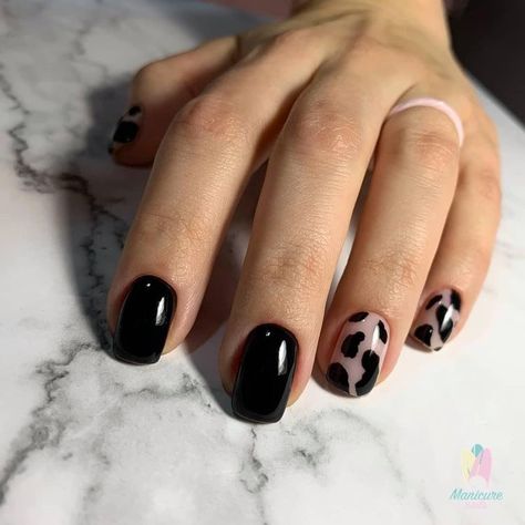 Animal Print Nails Art, Short Gel Nails, Her Nails, Minimalist Nails, Dream Nails, Short Acrylic Nails, Cute Acrylic Nails, Perfect Nails, Nail Manicure