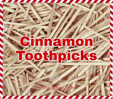 Hot Cinnamon Flavored Toothpicks - Jett's Kitchen Cinnamon Toothpicks Diy, Flavored Toothpicks Diy, Tinted Lip Balm Recipe, Cinnamon Toothpicks, Good Ole Days, Diy Cinnamon, Glaze For Cake, Lip Balm Recipes, Cinnamon Oil