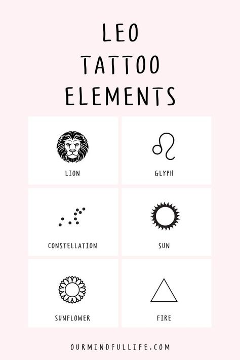 Leo Abstract Tattoo, Zodiac Tattoo Ideas Leo, May Zodiac Sign Tattoo, Leo And Sunflower Tattoo, Tattoo For Leos Zodiac Signs, Leo Quotes Women Tattoo, Zodiac Tattoos For Leo, Leo Sunflower Tattoo Zodiac Signs, Leo Elements Tattoo Ideas