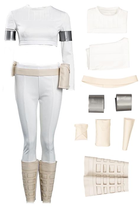 PRICES MAY VARY. Material: Made of high-quality polyester and spandex, it is skin friendly, comfortable, elastic and breathable to wear. Set composition: top+pants+belt+waist bag * 3+wrist guard * 2+leg cover * 2 Perfect for: Halloween, Christmas, theme party, comic con, masquerade, stage performance, etc. Adult Women Padme Amidala Cosplay Costume Wig Queen Padme Shirt Pants Belt Full Set Size: Please refer to our size chart on the left picture to choose the suitable size. Thank you!  ====Size== Star Wars Padme Pregnant, Nemo Costume Women, Raver Halloween Costume, Cute Hero Costumes, 70s Characters Costumes, Music Couples Costumes, Elvis Halloween Costumes Women, Diy Padme Costume, Leather Pants Halloween Costume