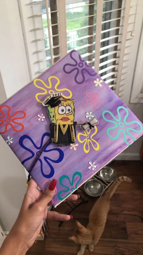 Trio Graduation Caps, Cap Decoration Graduation Spongebob, Regular Show Graduation Cap, Graduation Cap Designs Business, Matching Grad Caps For Best Friends, Grad Cap Ideas 2023, Shrek Graduation Cap, Kawaii Graduation Cap, Cap Decoration Graduation Funny