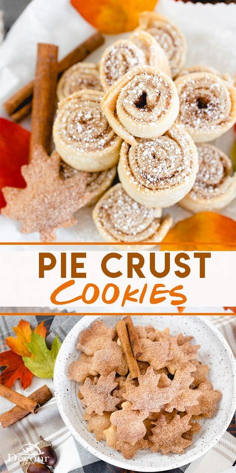 Cinnamon Pie Crust Cookies, Cookies With Pie Crust, Pie Crust Cookies Recipes, Cinnamon Sugar Pie Crust Cookies, Cinnamon Sugar Pie Crust, East Dessert Recipes, Leftover Pie Crust, Simple Cookie Recipe, Sugar Pie Crust