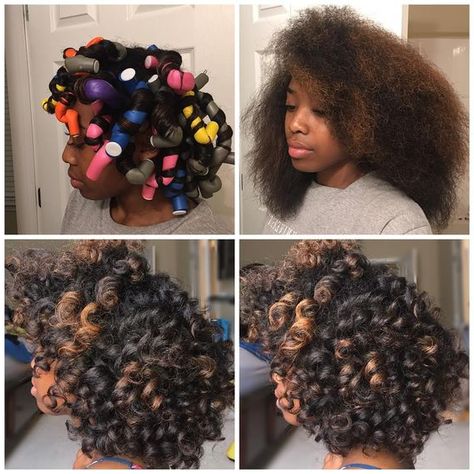 perm rod set on natural hair Natural Hair Pictures, Perm Rod Set, Cabello Afro Natural, Natural Twist, Perm Rods, Types Of Hair, Pelo Afro, Natural Hair Styles Easy, Natural Styles