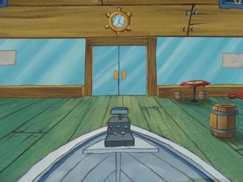 Krusty Krab Inside, Spongebob Krusty Krab, Spongebob Friends, Spongebob Background, Krusty Krab, Krabby Patty, Dream Cars Jeep, Cute Bedroom Decor, Happy Drawing